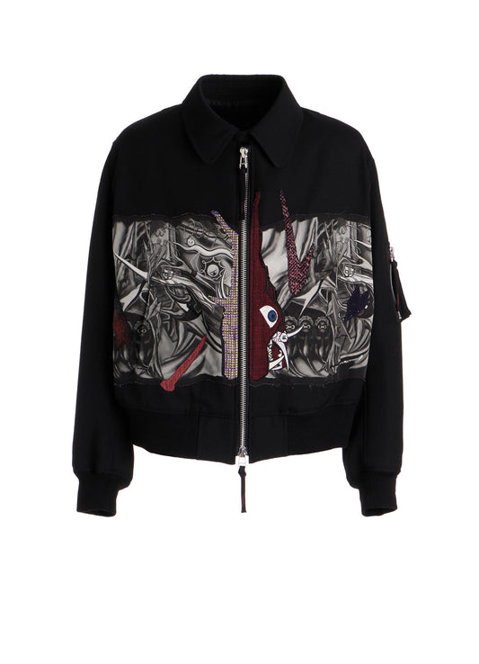 Ground Y×Taro Okamoto Mixed-Media Composition Blouson ”The Law of the Jungle”