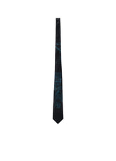 DC SUPER-VILLAINS COLLAGE PRINT SILK TIE