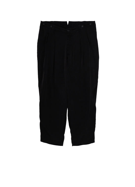 CUPRO FIBRIL TWILL 2-TUCK PANTS