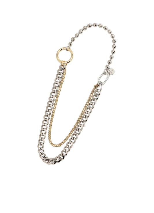 BRASS AND ALLOY NECKLACE