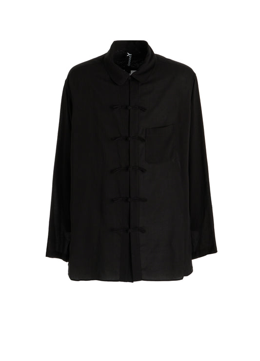 CELLULOSE LAWN SHAKA BUTTON SHIRT