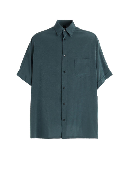 CREPE de CHINE FRONT DOLMAN BIG SHIRT