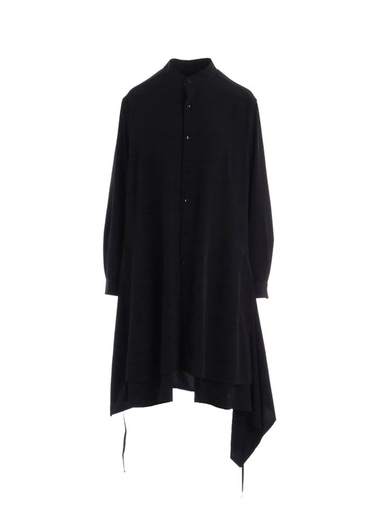 CREPE de CHINE POCKET BAGS BIG SHIRT