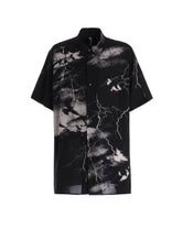 CROW PATTERN SHORT SLEEVE SHIRT