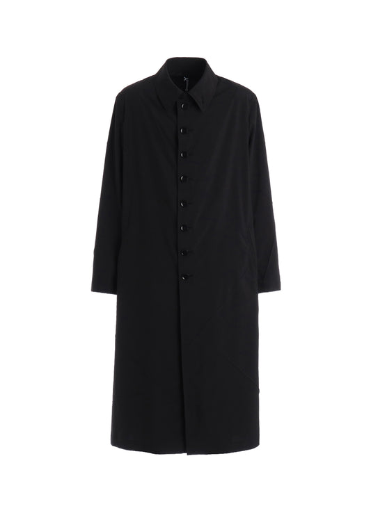 PE TAFFETA PLEATED DESIGN COAT