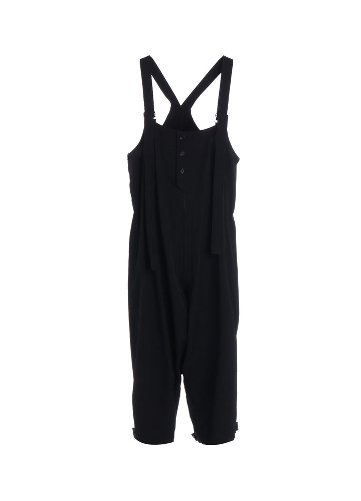 WOOL GABARDINE OVERALLS