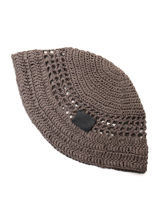 PAPER YARN CROCHET HAT