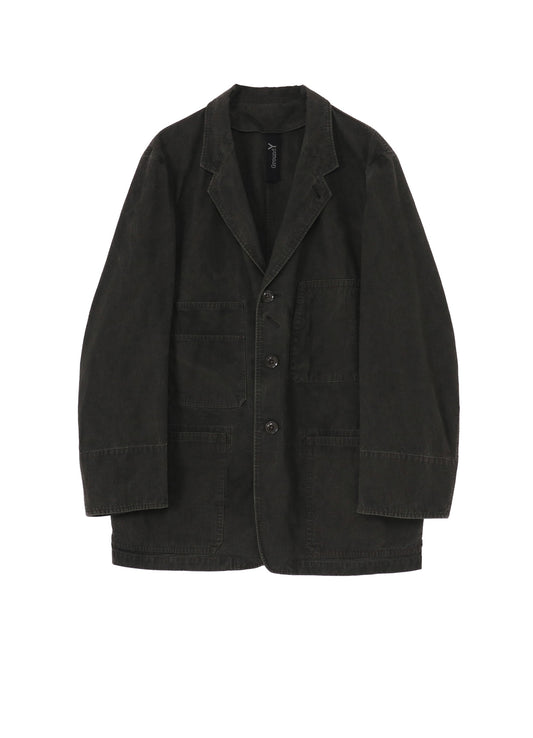 COTTON RIP PRODUCT PIGMENT DYED COVERALL JACKET