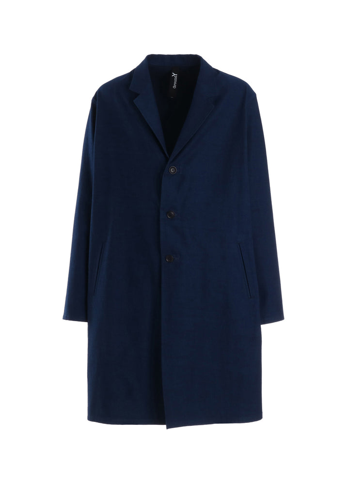 COTTON INDIGO TWILL SHIRT JACKET