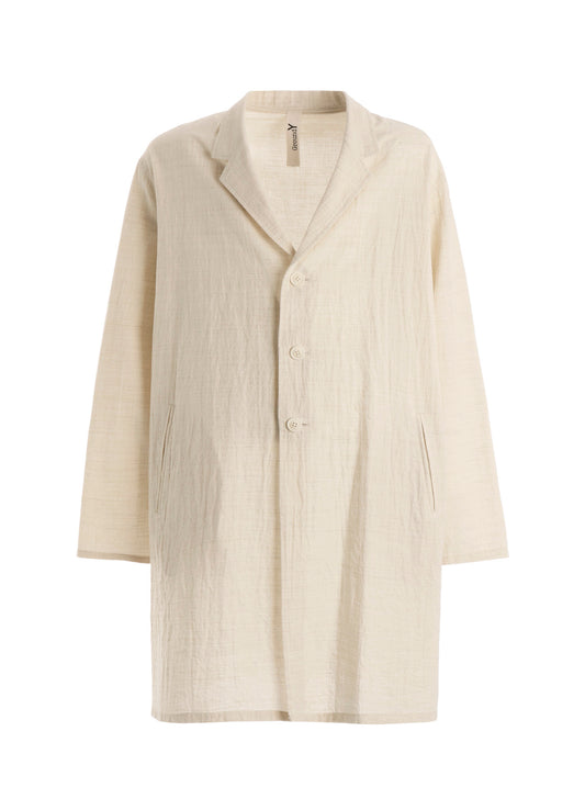 COTTON WOOL FLAX BROAD SHIRT JACKET