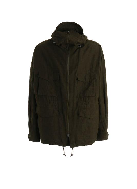 COTTON WOOL FLAX BROAD MOUNTAIN HOODIE