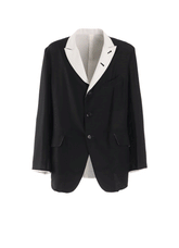 REVERSIBLE PEAKED LAPEL JACKET