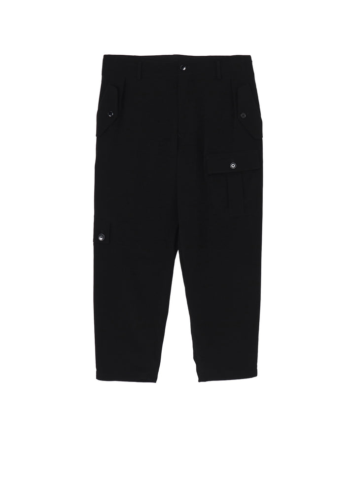 CREPE de CHINE POCKET SLIM PANTS