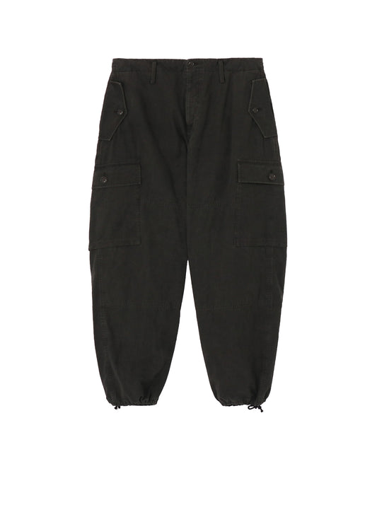 COTTON RIP PRODUCT PIGMENT DYED TAPERED CARGO PANTS