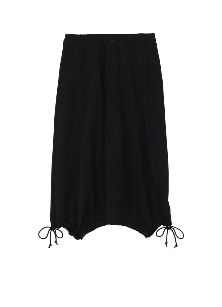 WOOL GABARDINE SAROUEL PANTS