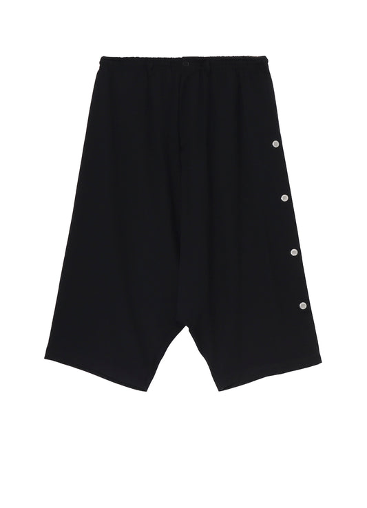 WOOL GABARDINE SAROUEL PANTS WITH EYELETS