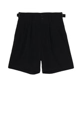 CREPE de CHINE PLEATED SHORTS