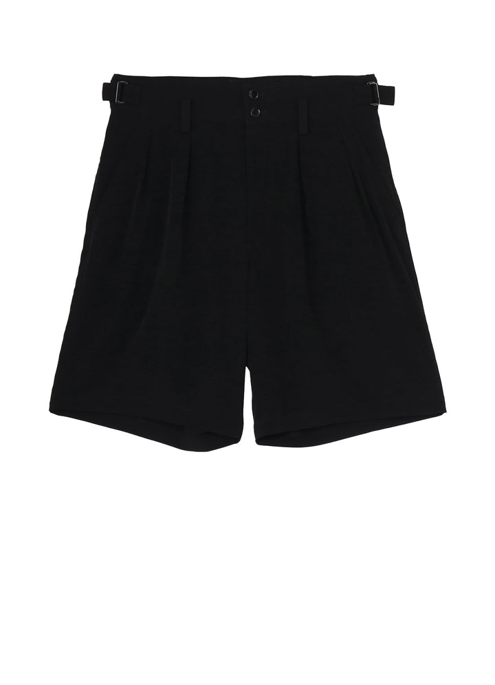 CREPE de CHINE PLEATED SHORTS