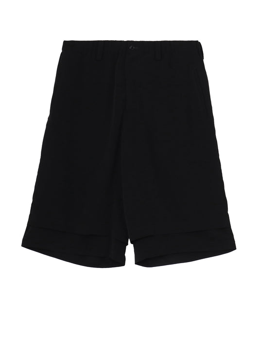 CREPE de CHINE DOUBLE LAYER HALF PANTS