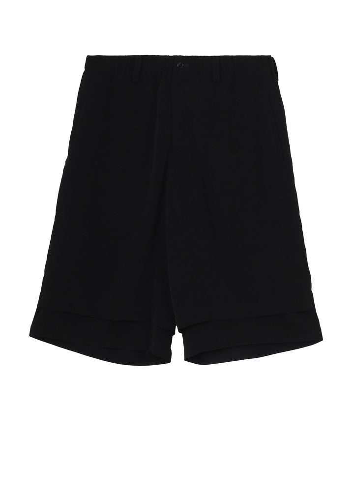 CREPE de CHINE DOUBLE LAYER HALF PANTS
