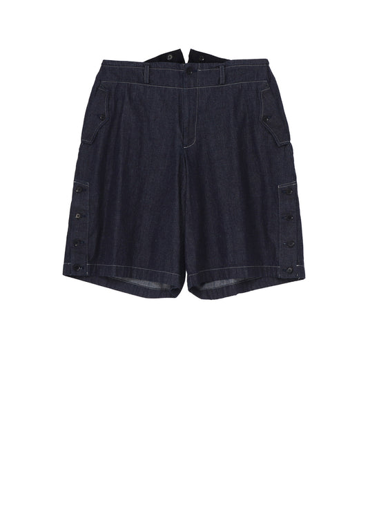 【1/16 10:00(JST) Release】8oz SLUB DENIM SIDE BUTTON SHORT PANTS