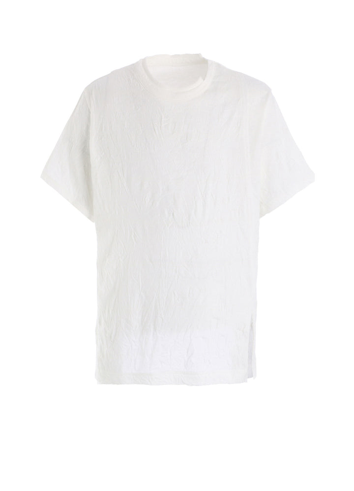 CATCH WASHER WRINKLE JERSEY MIX T-SHIRT