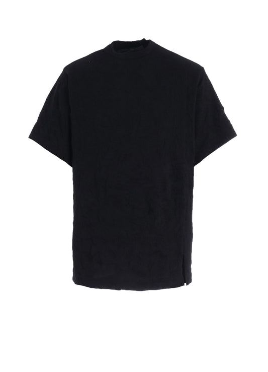 CATCH WASHER WRINKLE JERSEY MIX T-SHIRT