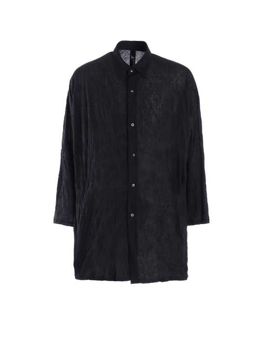 T/C WASHER JERSEY FRONT BUTTON SHIRT
