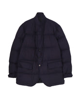 IND TWILL + NY TAFETTA DOWN JACKET