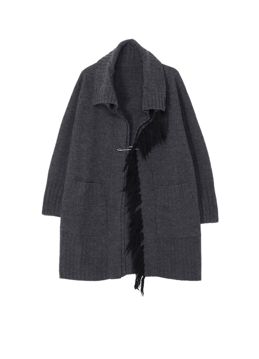 BoilMerinoWool FRINGE KNIT GOWN