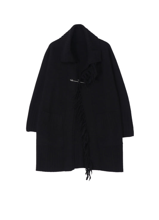 BoilMerinoWool FRINGE KNIT GOWN