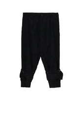 MELTON DOUBLE HEM RIB PANTS