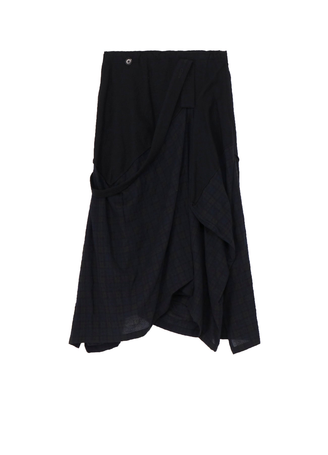YOHJI YAMAMOTO スカート YOHJI YAMAMOTO Front Gathered Skirt | HUES 福岡セレクトショップ