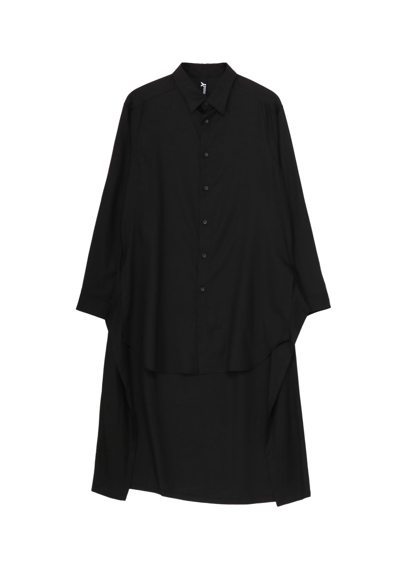 ◆Yohji Yamamoto femme◆パワーショルダー/S/Sカットソー THUNDER PRINT T(M Black): Y's.｜THE SHOP YOHJI YAMAMOTO