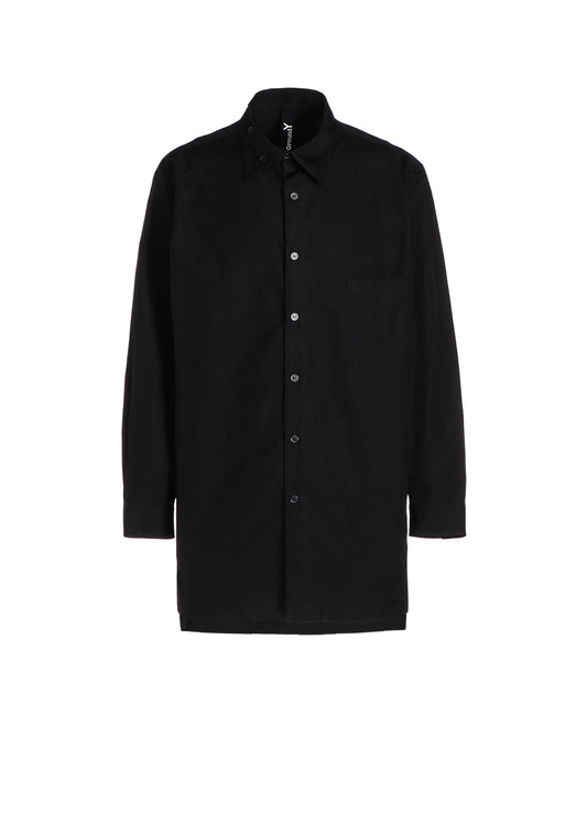 COTTON BROAD CLOTH SPARE COLLAR STANDARD BIG SHIRT