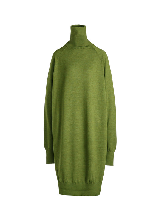 MERINO WOOL TURTLENECK LONG KNIT