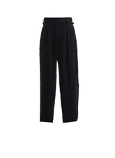 CREPE DE CHINE SIDE TRIMMED PANTS