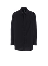 COTTON BROAD DOUBLE-LAYER COLLAR SHIRT