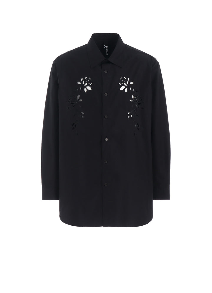 COTTON BROAD CUTWORK BIG SHIRT