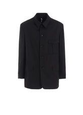 TR TWILL STAND COLLAR GUSSET POCKET JACKET