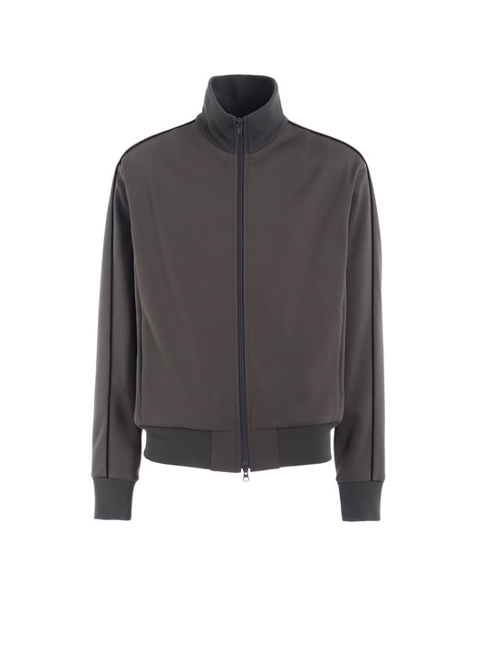 POLYESTER SMOOTH SPLIT RAGLAN TRACK JACKET
