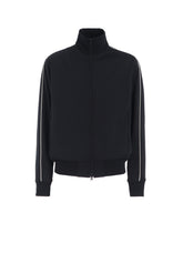 POLYESTER SMOOTH SPLIT RAGLAN TRACK JACKET