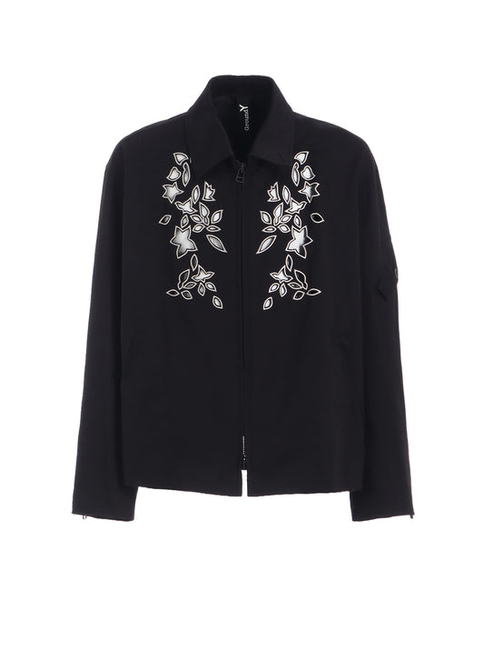 WHIPCORD CUTWORK SLEEVE-POCKET DRIZZLER JACKET