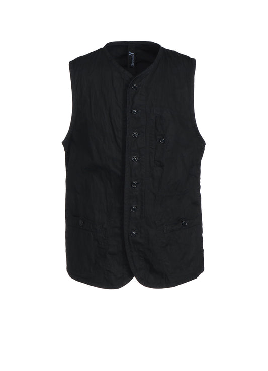 NY/C CROSS PIPING VEST