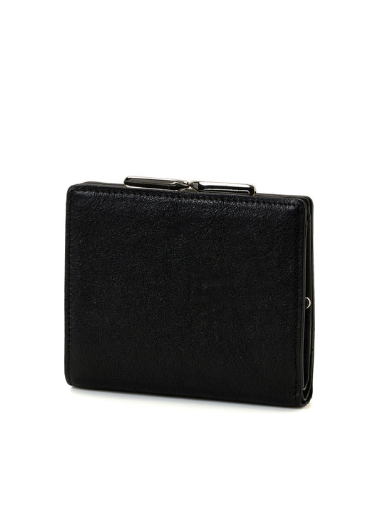 COW LEATHER DOUBLE FOLD WALLET