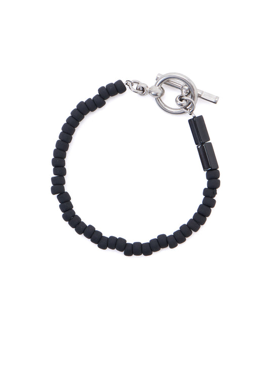 BRASS BLACK BEADS BRACELET