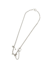 BRASS BODY THIN CHAIN NECKLACE