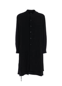 CREPE de CHINE POCKET BAGS BIG SHIRT