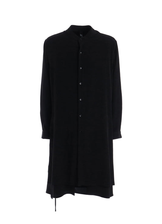 CREPE de CHINE POCKET BAGS BIG SHIRT