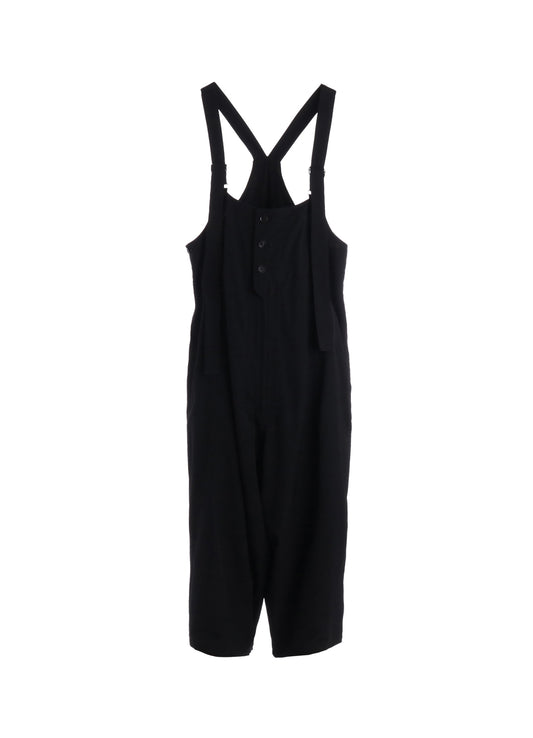 WOOL GABARDINE OVERALLS